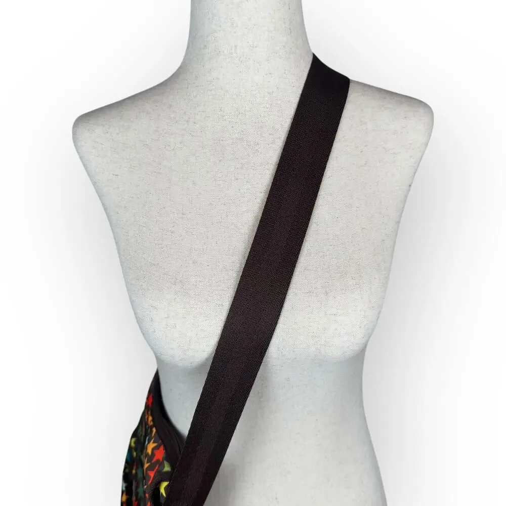 VTG‎ LeSportsac Hobo Bag Rainbow Star Print with Matching Pouch – Rare 2000s